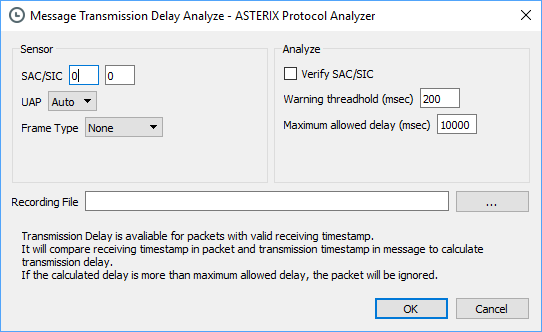 Settings Window