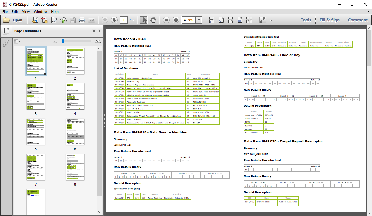 PDF File in Adobe Reader