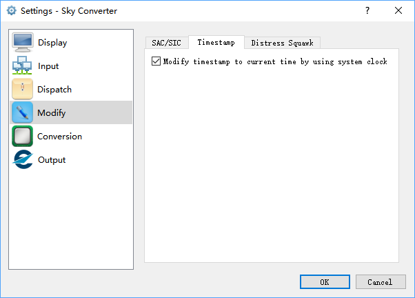 Configuration - Modify - Timestamp
