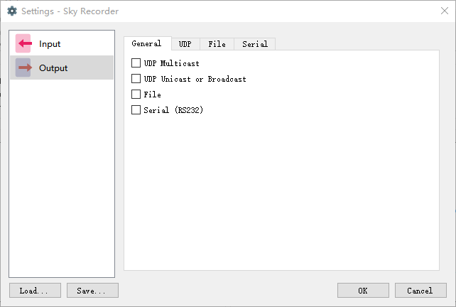 Output Settings