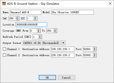 ADS-B Ground Station Window